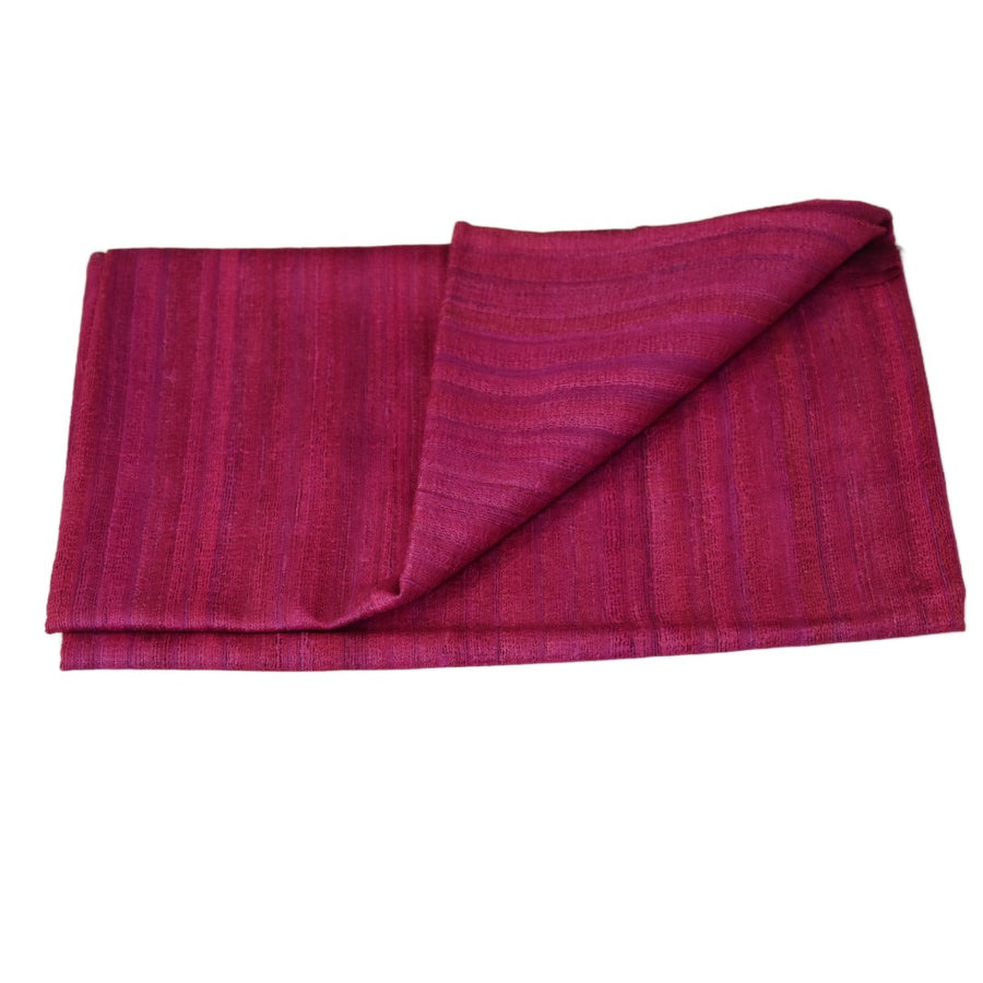 Sal tesut manual din 100% Matase Naturala Organica - Ghicha Tassar/Tussar Silk - Lilac Magenta ->RGhicha10 (...)