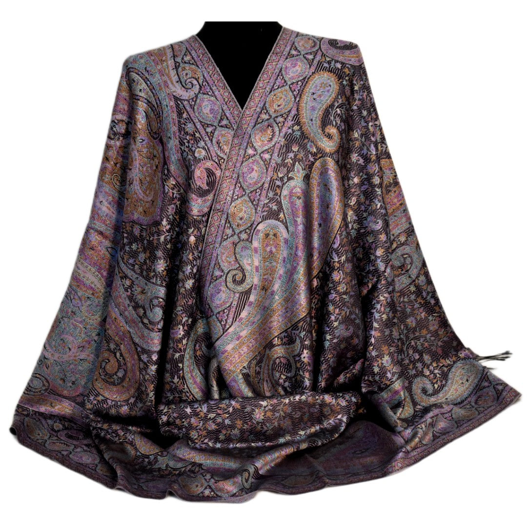 Sal Premium Jamawar din 100% Matase Naturala - Elegant si rafinat . Cod: NewJamawar8