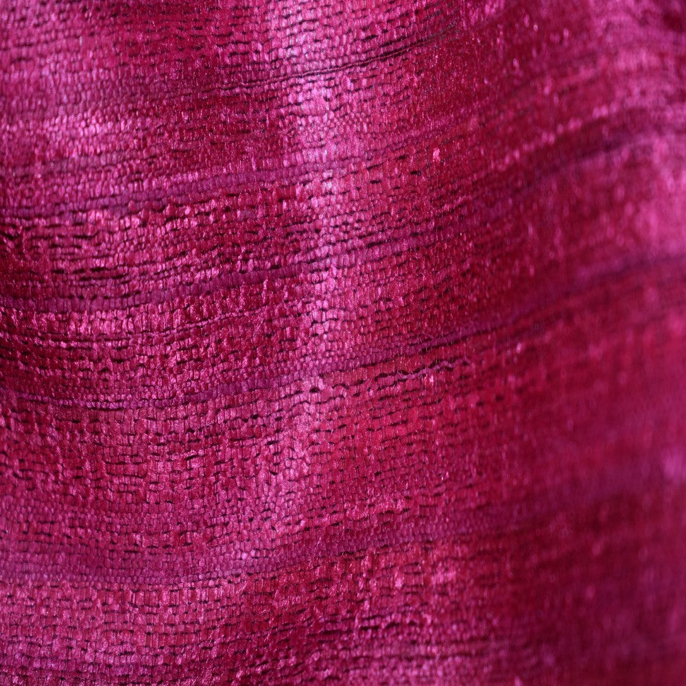 Sal tesut manual din 100% Matase Naturala Organica - Ghicha Tassar/Tussar Silk - Lilac Magenta ->RGhicha10 (...)