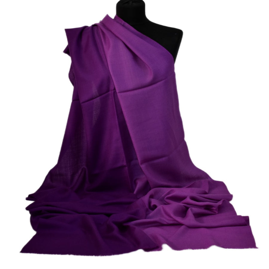 Esarfa Sal Casmir si Matase Naturala - Ombre 2 nuante -> Lilac&Lavander - Cod: CASMIRSILK21