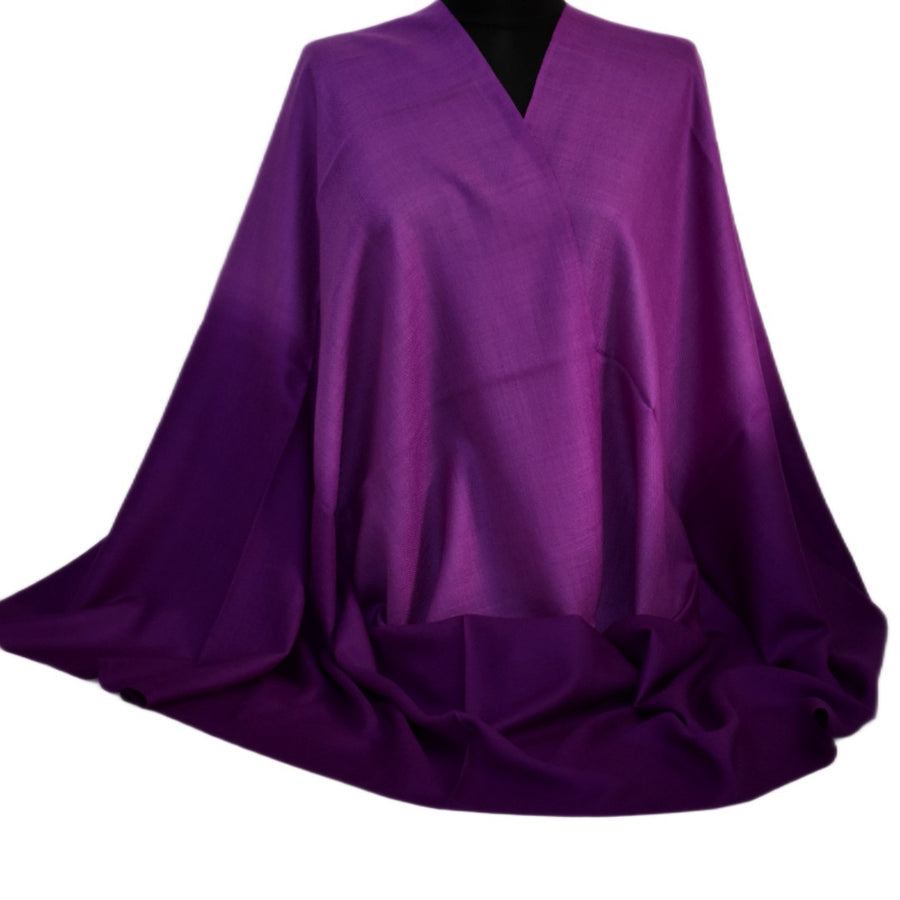 Esarfa Sal Casmir si Matase Naturala - Ombre 2 nuante -> Lilac&Lavander - Cod: CASMIRSILK21