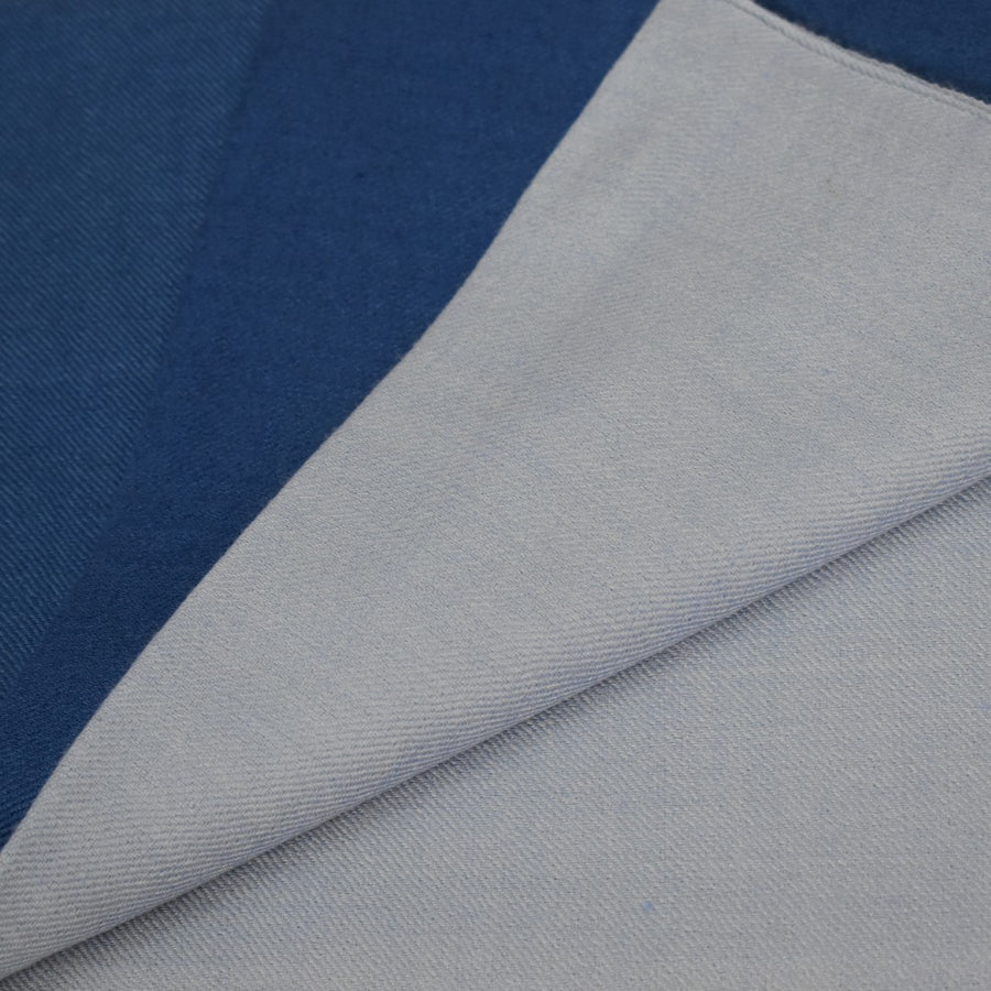 Esarfa Sal Casmir si Matase Naturala - Ombre 2 nuante -> Navy Blue - Cod: CASMIRSILK22