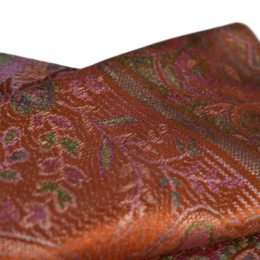 Șal Jamawar Premium din 100% Mătase Naturală – Heritage-  Cod: PureSilkJamawar13