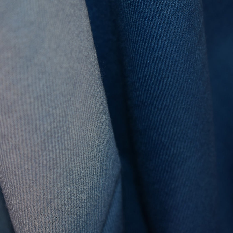 Esarfa Sal Casmir si Matase Naturala - Ombre 2 nuante -> Navy Blue - Cod: CASMIRSILK22