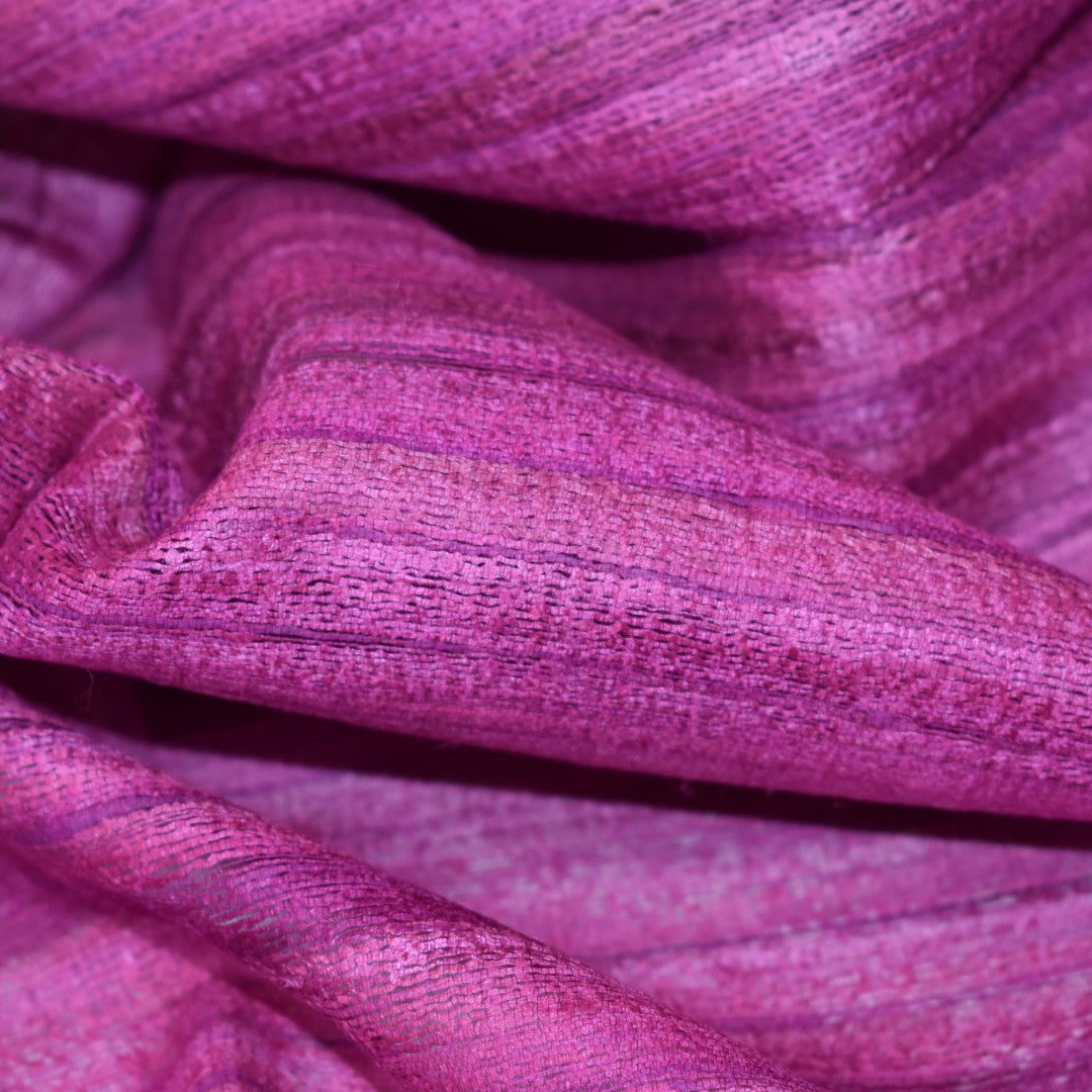 Sal tesut manual din 100% Matase Naturala Organica - Ghicha Tassar/Tussar Silk - Viva Magenta -> Cod:RGhicha(..)