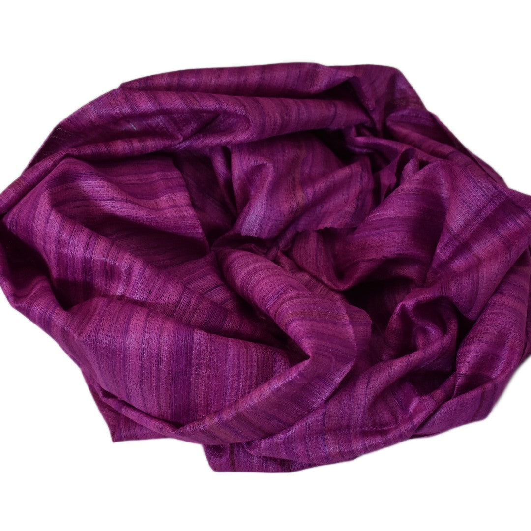 Sal tesut manual din 100% Matase Naturala Organica - Ghicha Tassar/Tussar Silk - Viva Magenta -> Cod:RGhicha(..)