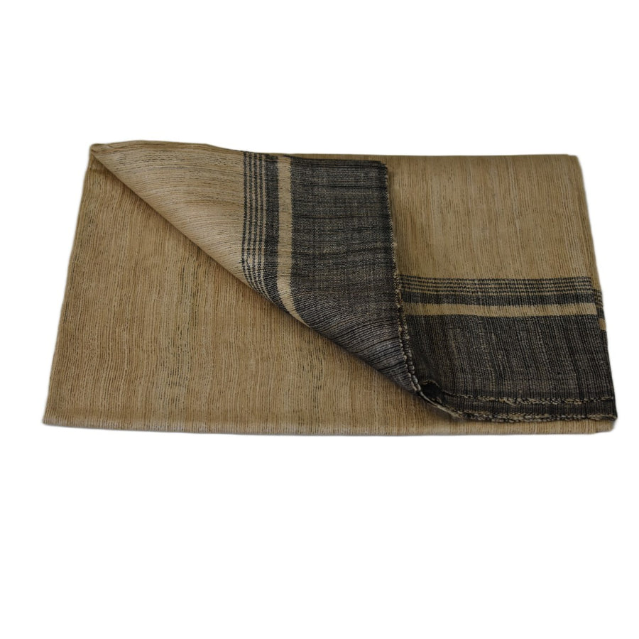 Sal tesut manual din 100% Matase Naturala Organica - Ghicha Tassar/Tussar Silk -> Cod: OrganicSilk17