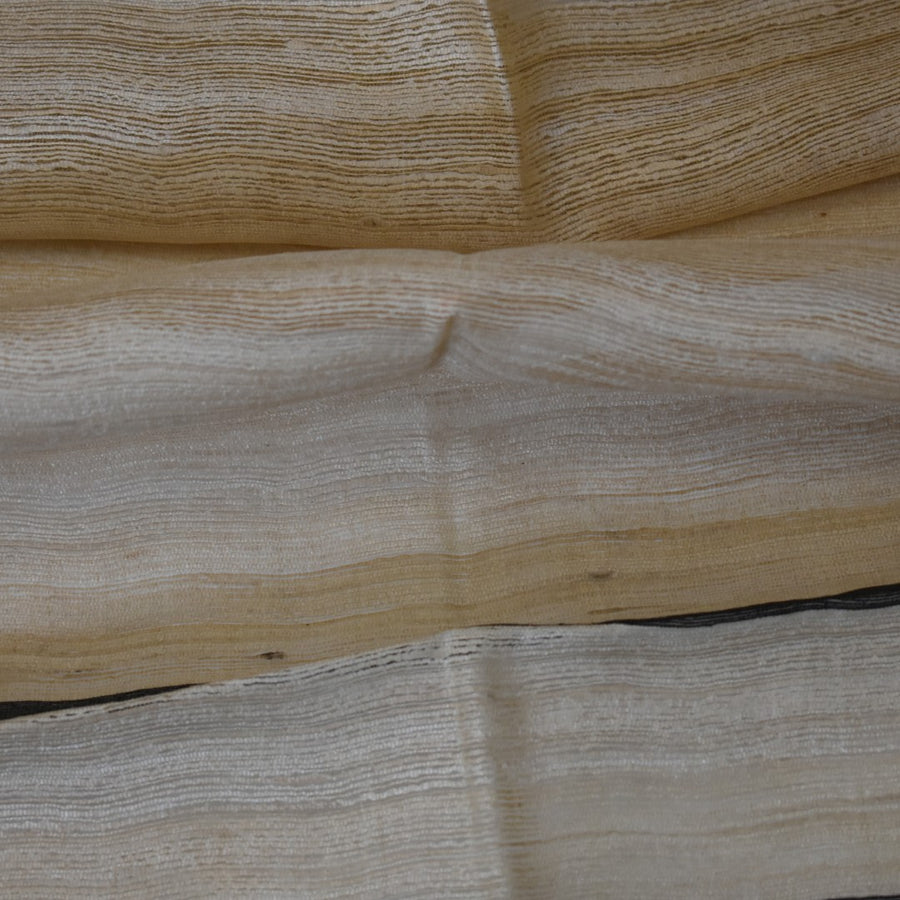 Sal tesut manual din 100% Matase Naturala Organica - Ghicha Tassar/Tussar Silk -> Cod: OrganicSilk17