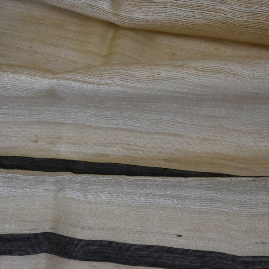 Sal tesut manual din 100% Matase Naturala Organica - Ghicha Tassar/Tussar Silk -> Cod: OrganicSilk17