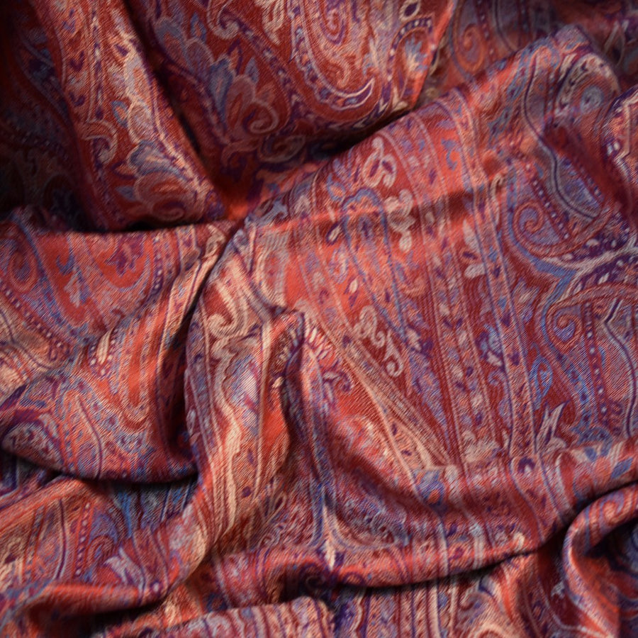 SAL Premium Jamawar din 100% Matase Naturala - Heritage -> Cod: PureSilkJamawar15