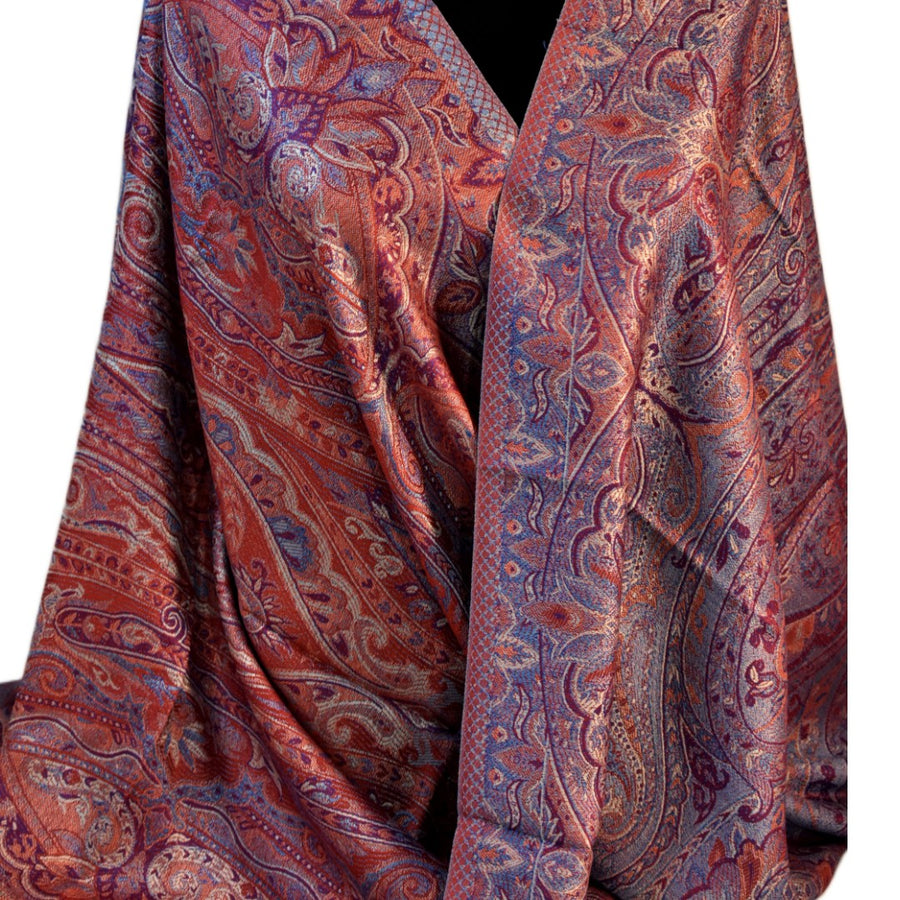 SAL Premium Jamawar din 100% Matase Naturala - Heritage -> Cod: PureSilkJamawar15