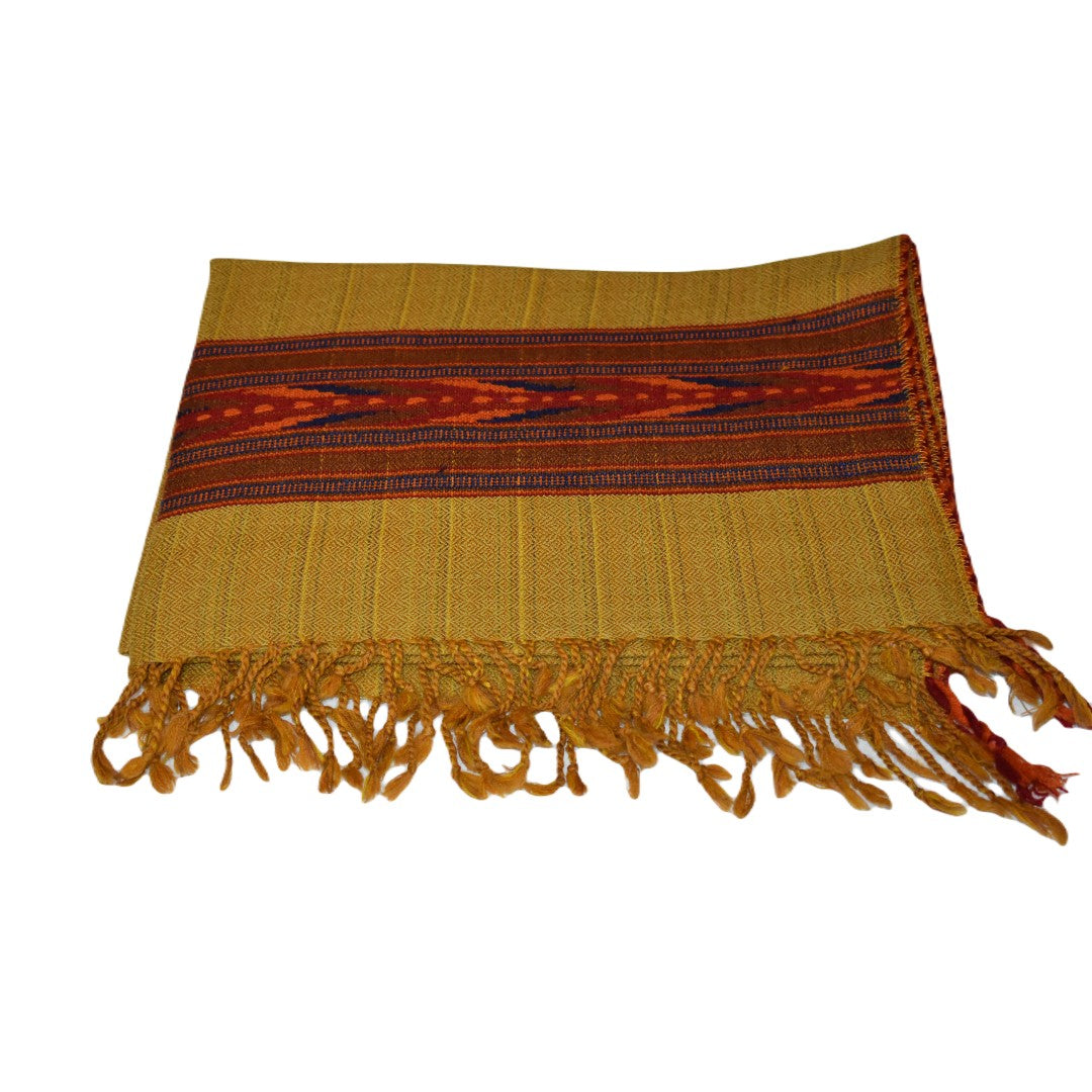 Sal Unisex confectionat din 100% Lana ( Yak & Merino ) -> Honey Mustard- Cod: YAKMAR10