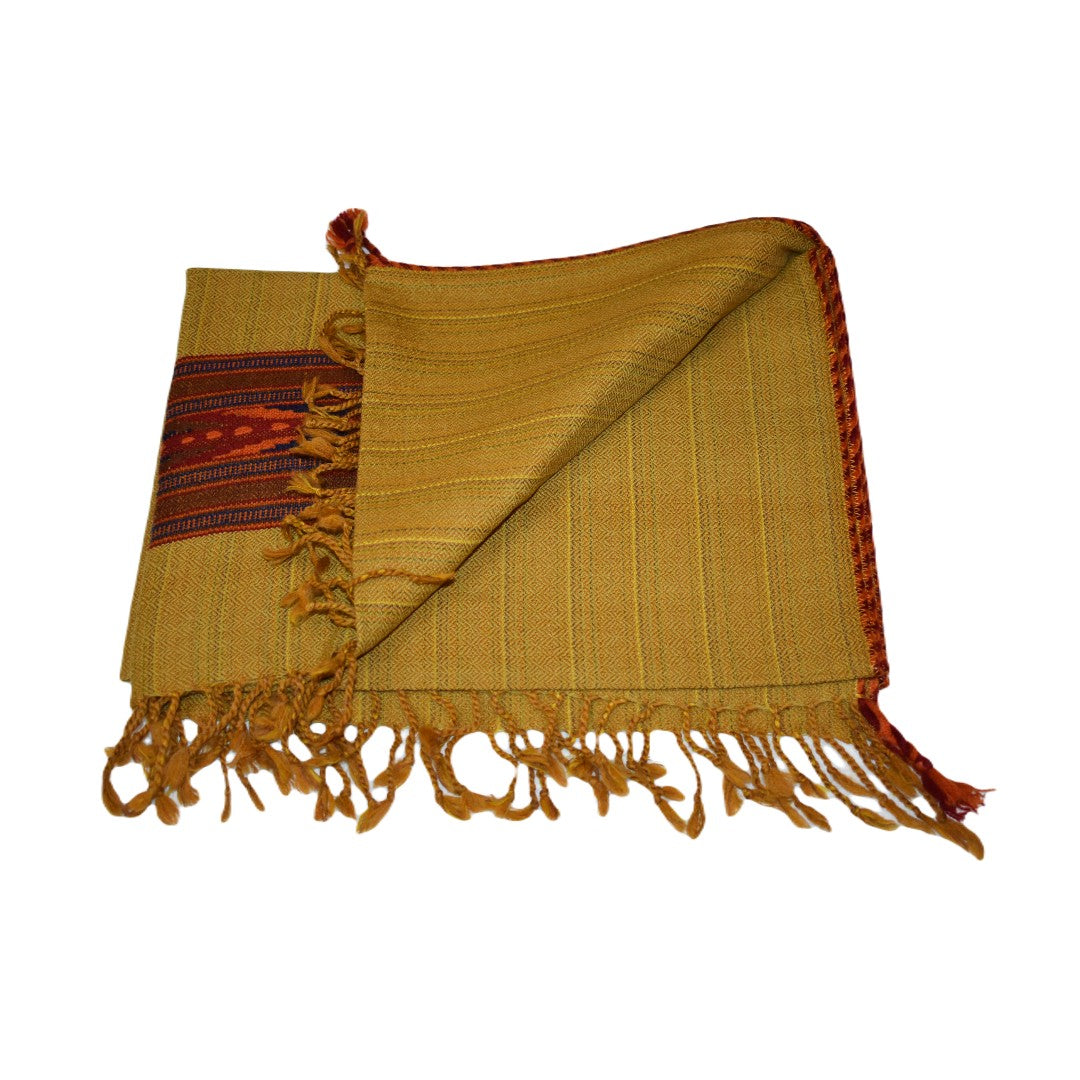 Sal Unisex confectionat din 100% Lana ( Yak & Merino ) -> Honey Mustard- Cod: YAKMAR10