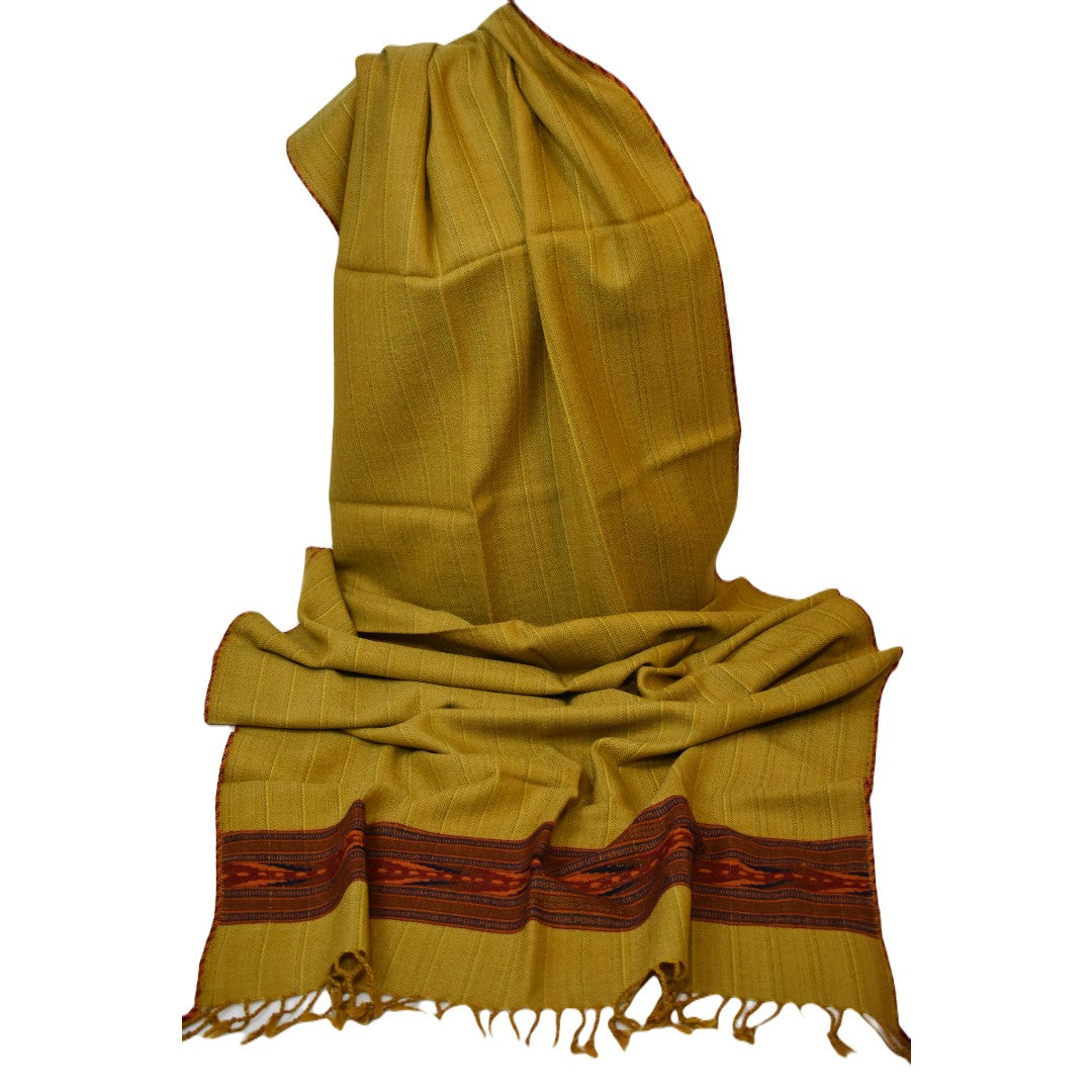 Sal Unisex confectionat din 100% Lana ( Yak & Merino ) -> Honey Mustard- Cod: YAKMAR10
