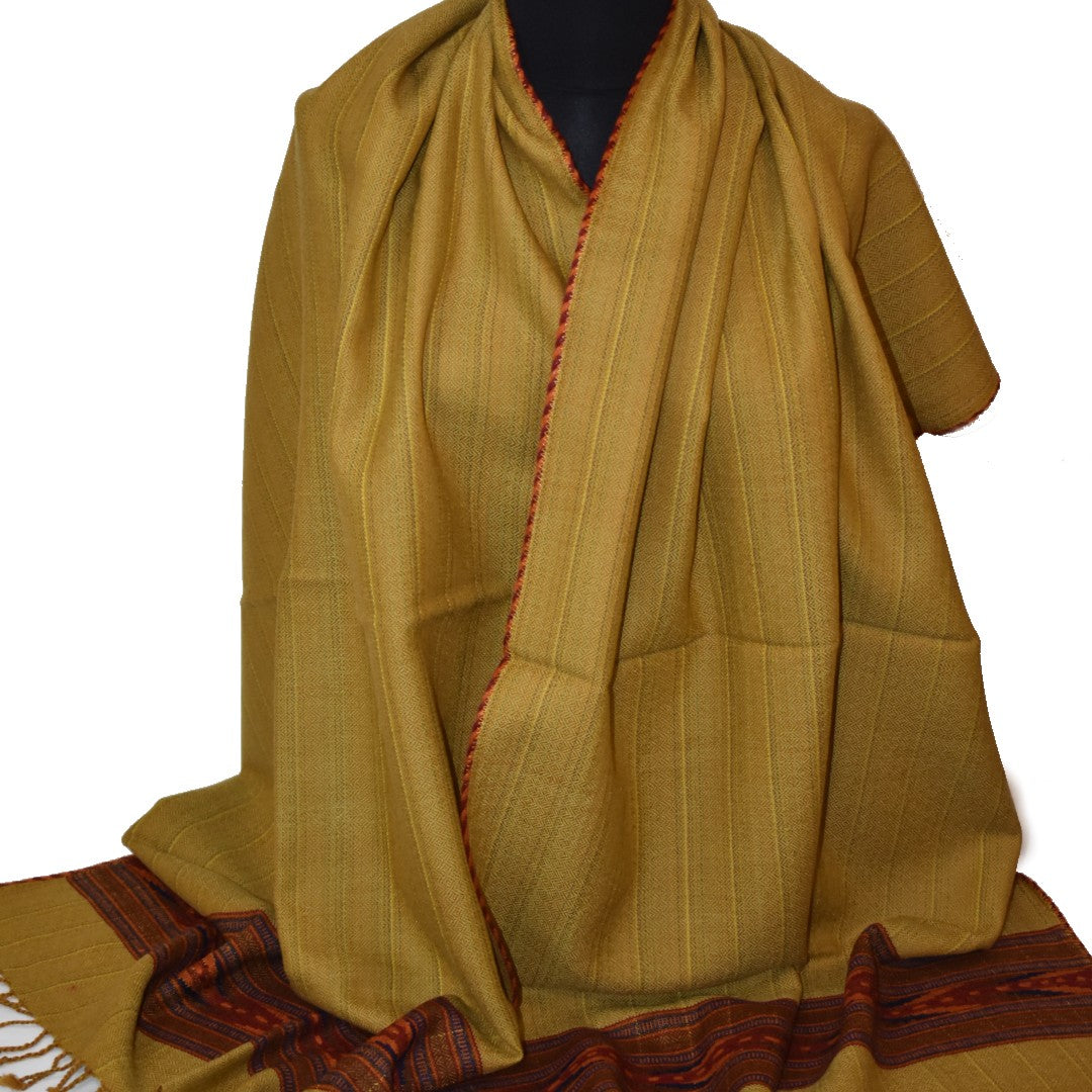 Sal Unisex confectionat din 100% Lana ( Yak & Merino ) -> Honey Mustard- Cod: YAKMAR10