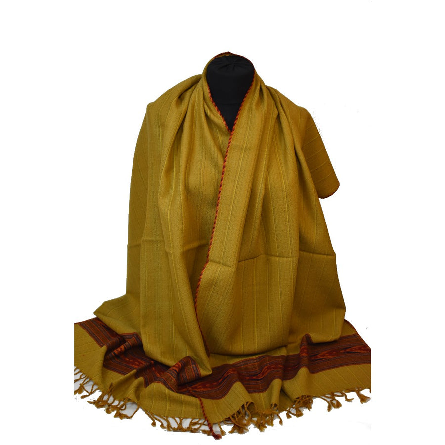 Sal Unisex confectionat din 100% Lana ( Yak & Merino ) -> Honey Mustard- Cod: YAKMAR10