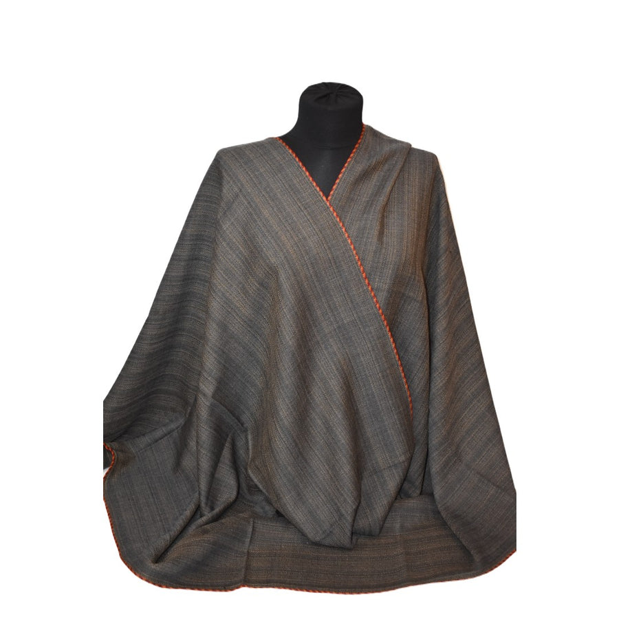 Sal Unisex confectionat din 100% Lana ( Yak & Merino ) ->Steel Gray/Capucino Hazelnut- Cod: YAKMAR11
