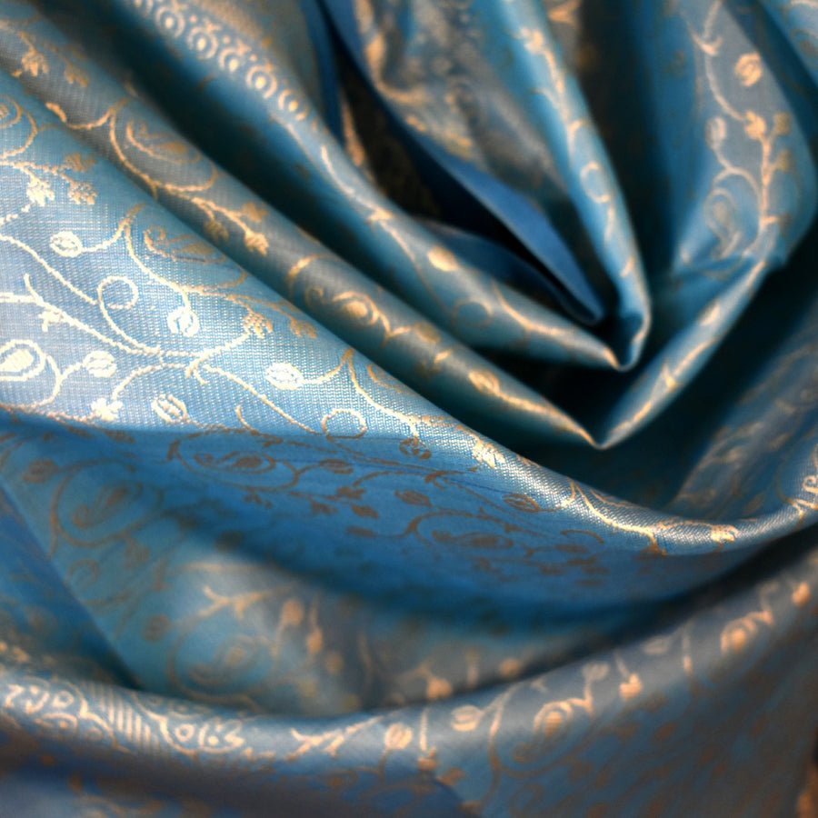 Esarfa-Sal din Matase Naturala si Fibre de Bananier -> Cod: SilkBanana48