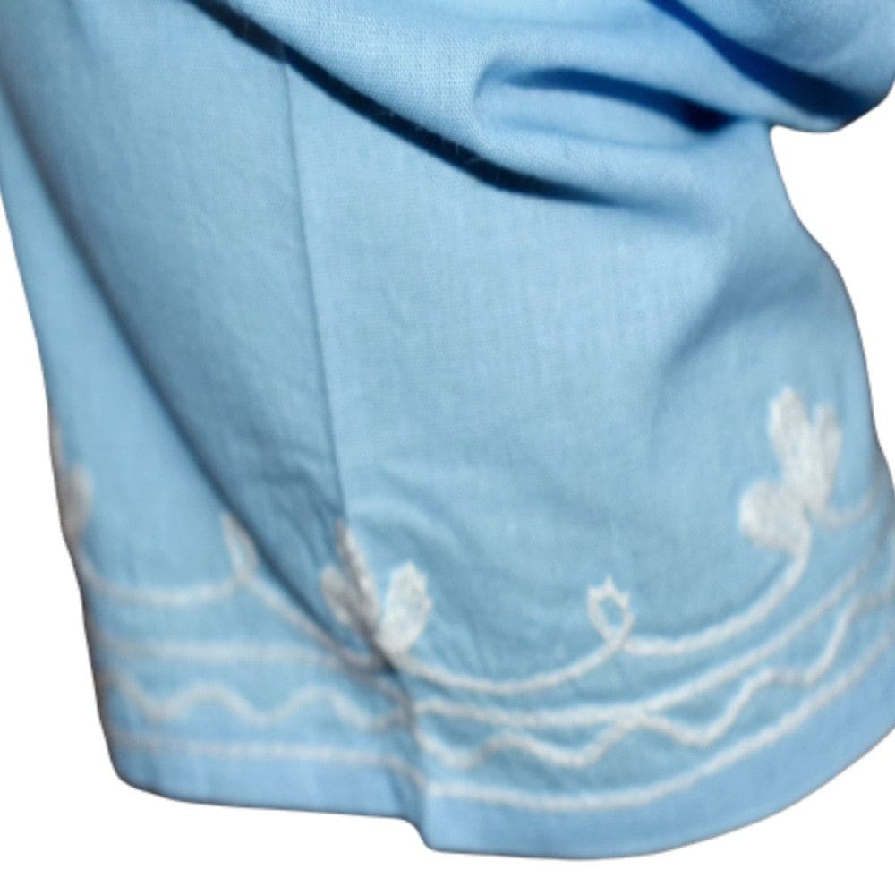 Bluza/Tunica din bumbac cu Broderie Kashmiri -> Cod: KASHMIRI05 - Bluza tunica cu broderie Kashmiri