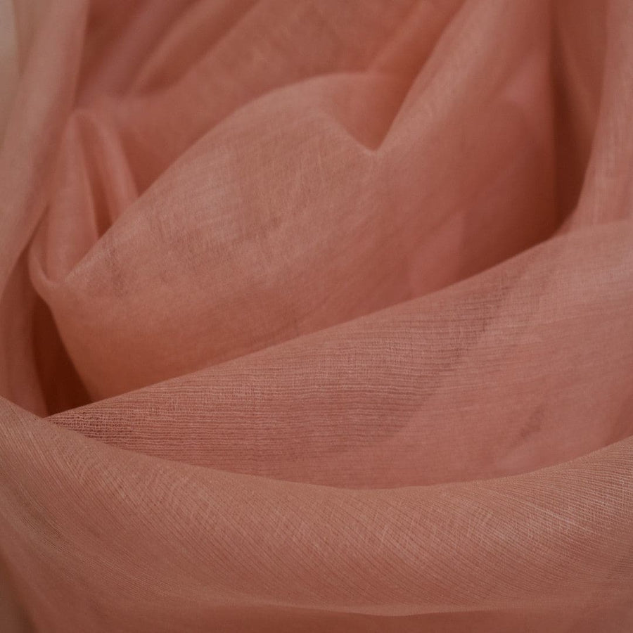 Esarfa din Matase Naturala Mulberry Silk - Coral (Cod: Mulberry 4) - esarfa matase naturala mulberry silk