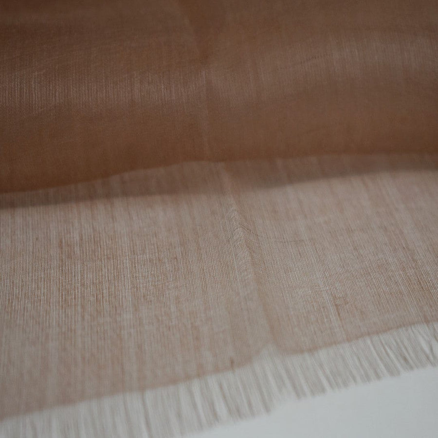 Esarfa din Matase Naturala Mulberry Silk - Nude Capucino (Cod: Mulberry 1) - esarfa matase naturala mulberry silk