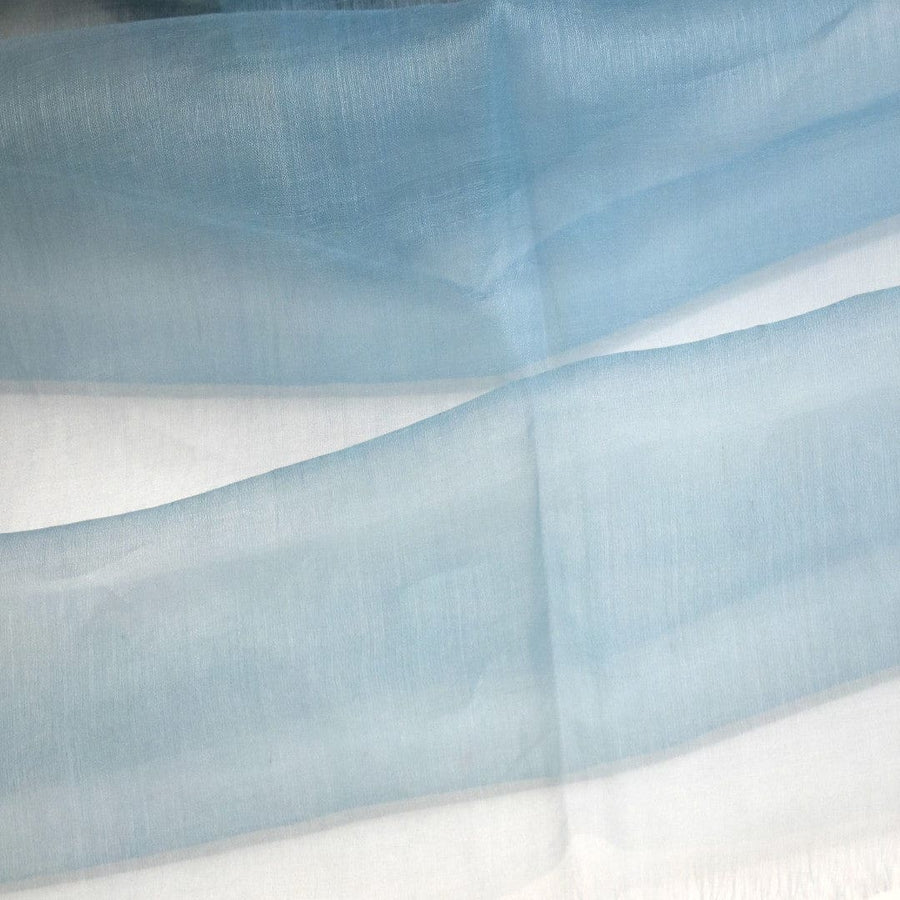 Esarfa din Matase Naturala Mulberry Silk - Sky Blue (Cod: Mulberry 6) - esarfa matase naturala mulberry silk