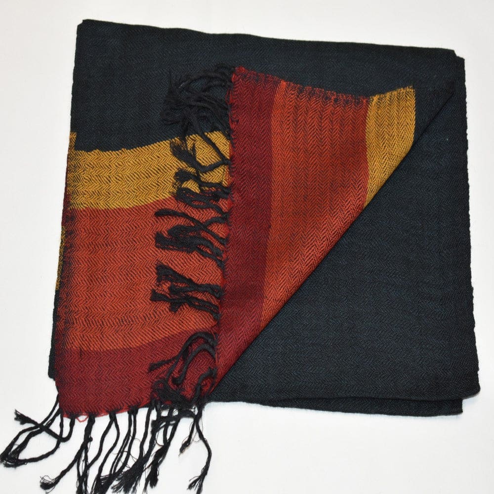 Esarfa-Fular Unisex din Lana de Yak & Merino --> Cod: Yaknov15 - Navy - Esarfa Fular din lana de Yak & Merino