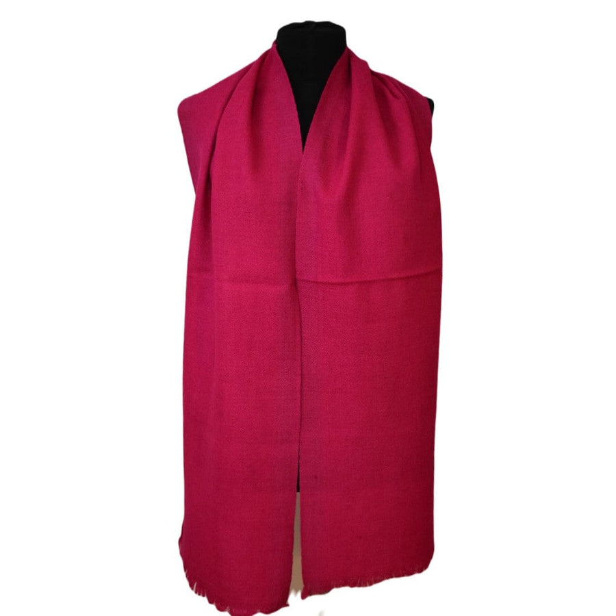 Esarfa-Fular Unisex din Lana de Yak & Merino - Magenta -> Cod: Yaknov1 - Esarfa Fular din lana de Yak & Merino