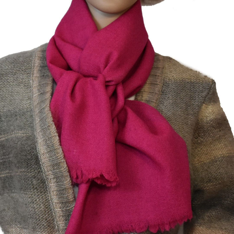 Esarfa-Fular Unisex din Lana de Yak & Merino - Magenta -> Cod: Yaknov1 - Esarfa Fular din lana de Yak & Merino