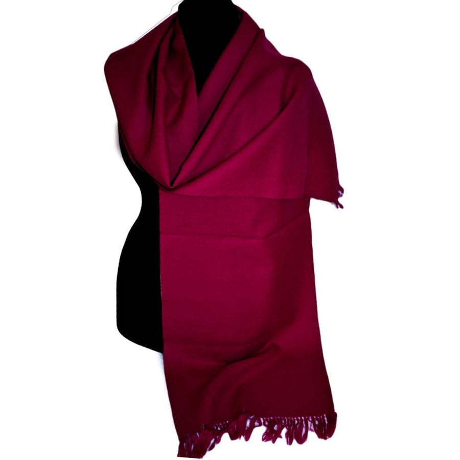Esarfa-Fular Unisex din Lana de Yak & Merino - Magenta -> Cod: Yaknov21 - Esarfa Fular din lana de Yak & Merino