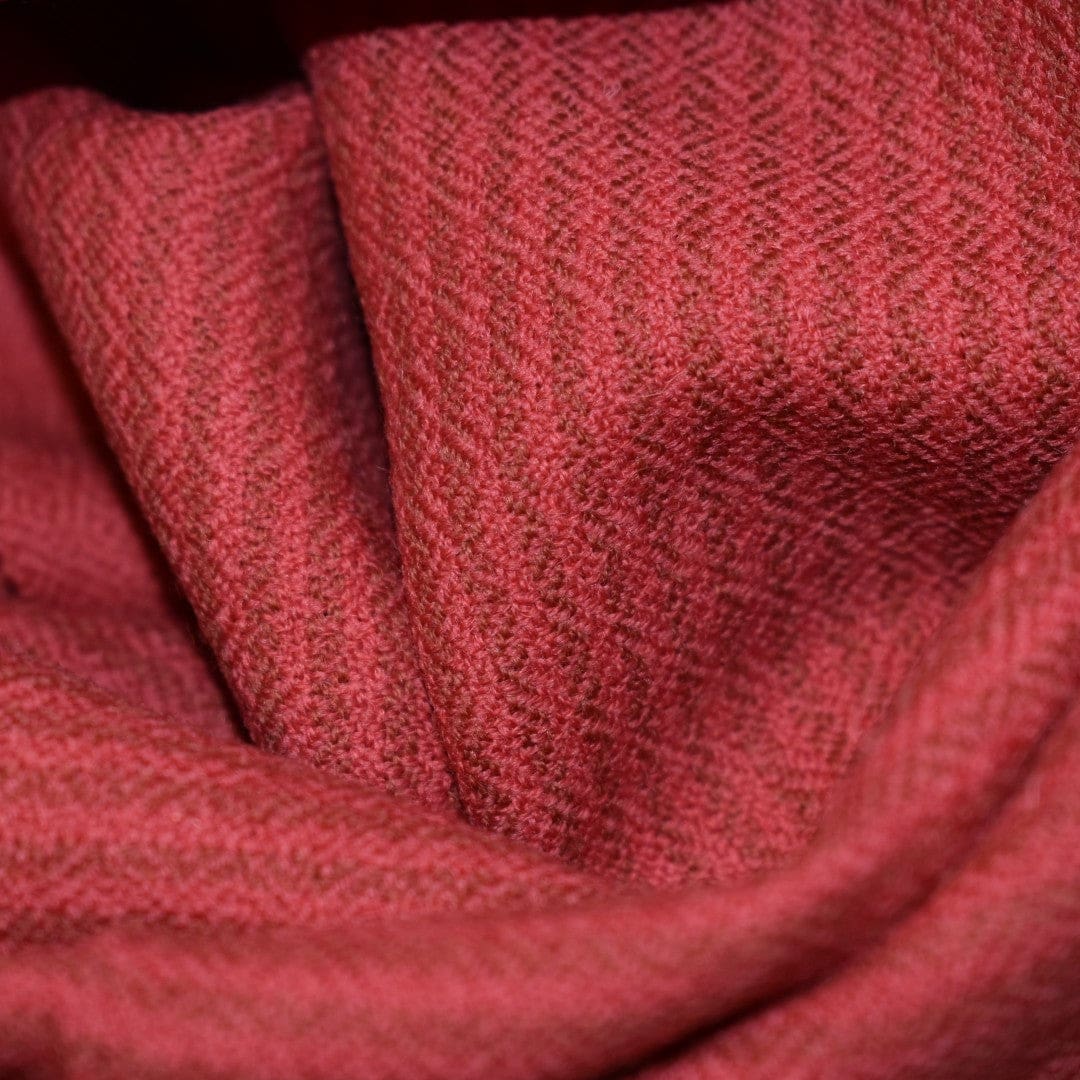 Esarfa-Fular Unisex din Lana de Yak & Merino -Salmon & Capucino -> Cod: Yaknov4 - Esarfa Fular din lana de Yak & Merino