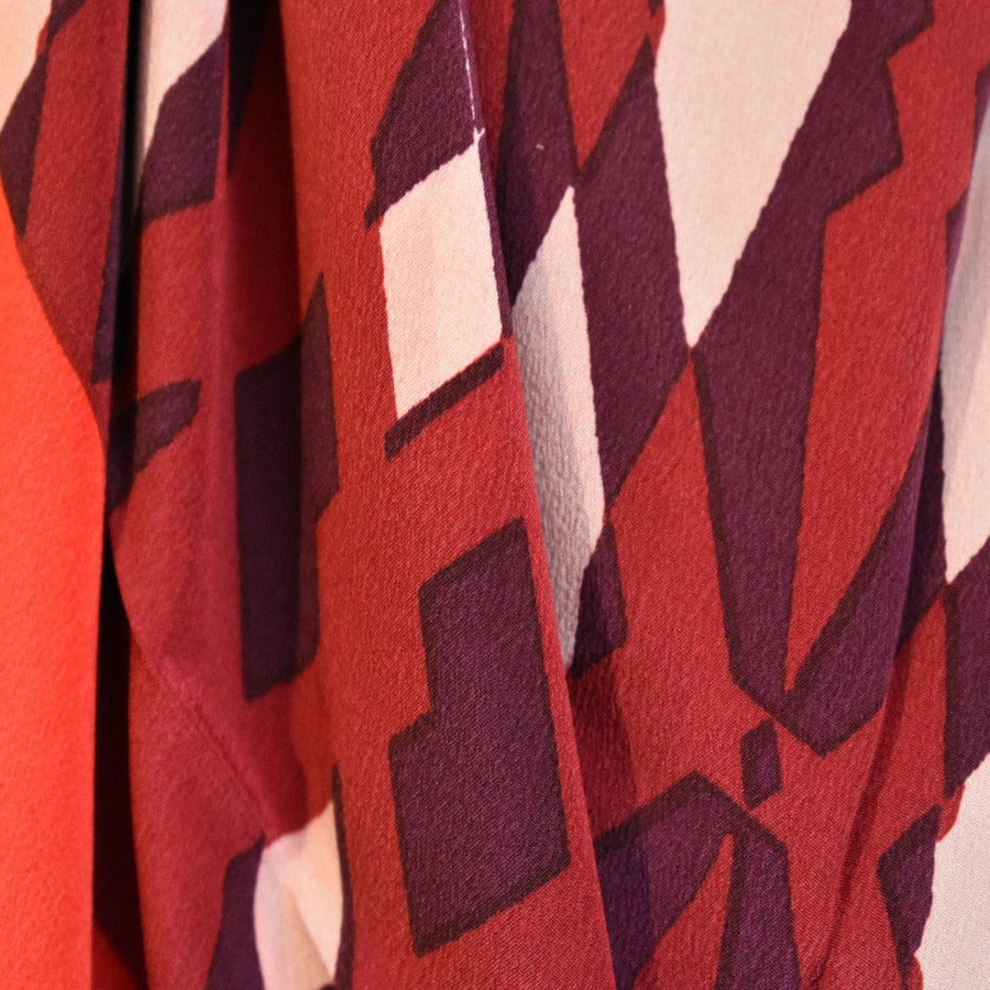 Esarfa Mare din 100% Matase Naturala (Crepe Silk) ->M12 - Batic din Matase Naturala
