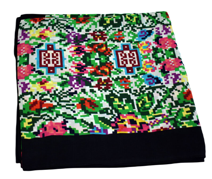 Esarfa Mare din 100% Matase Naturala (Crepe Silk) ->M121 - Esarfa-Sal din Crep de Matase Naturala