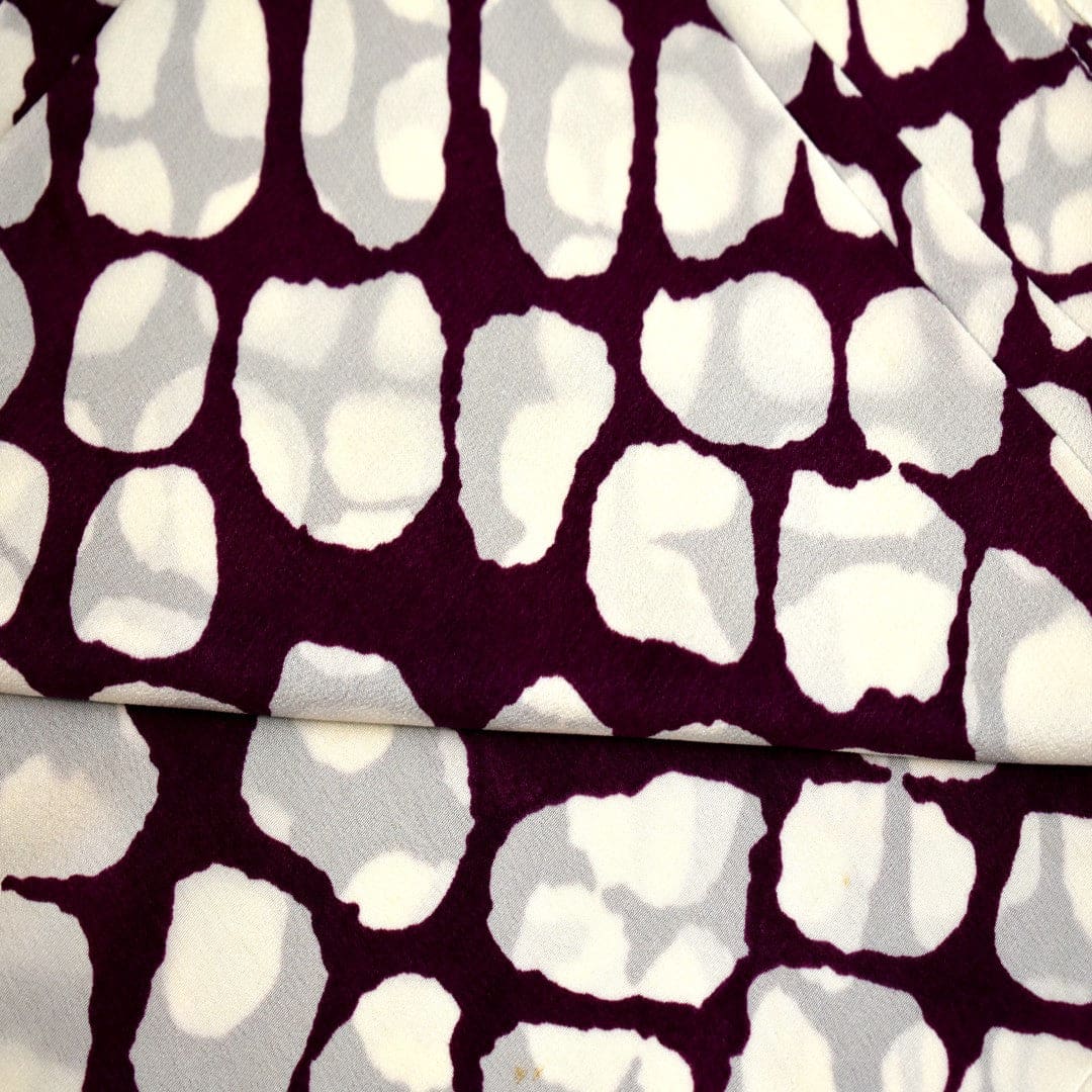 Esarfa Mare din 100% Matase Naturala (Crepe Silk) ->M34 - Esarfa Batic din Matase Naturala