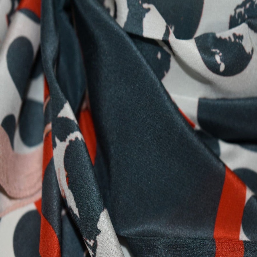 Esarfa Premium din Crepe de Matase Naturala -> Cod: M2 - esarfa sal din matase naturala
