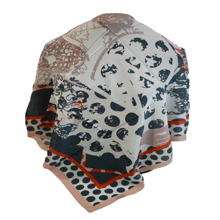 Esarfa Premium din Crepe de Matase Naturala -> Cod: M2 - esarfa sal din matase naturala