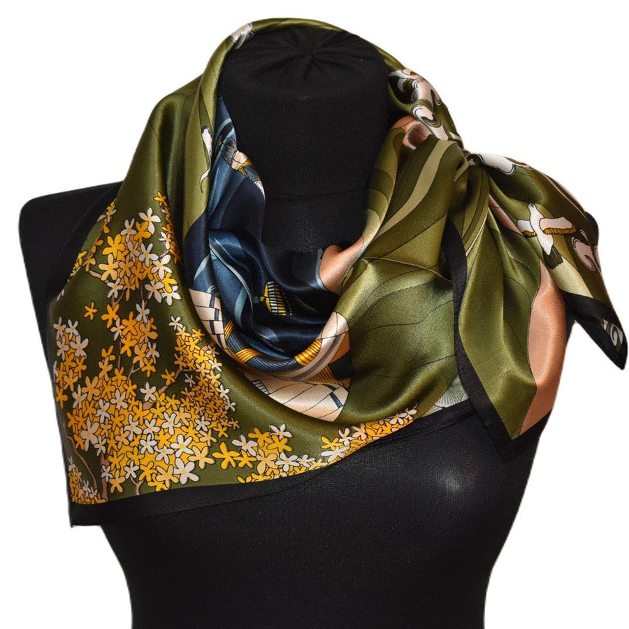 Esarfa Premium din Matase Naturala 100% - > Cod: Charmeuse19 - esarfa matase naturala charmeuse