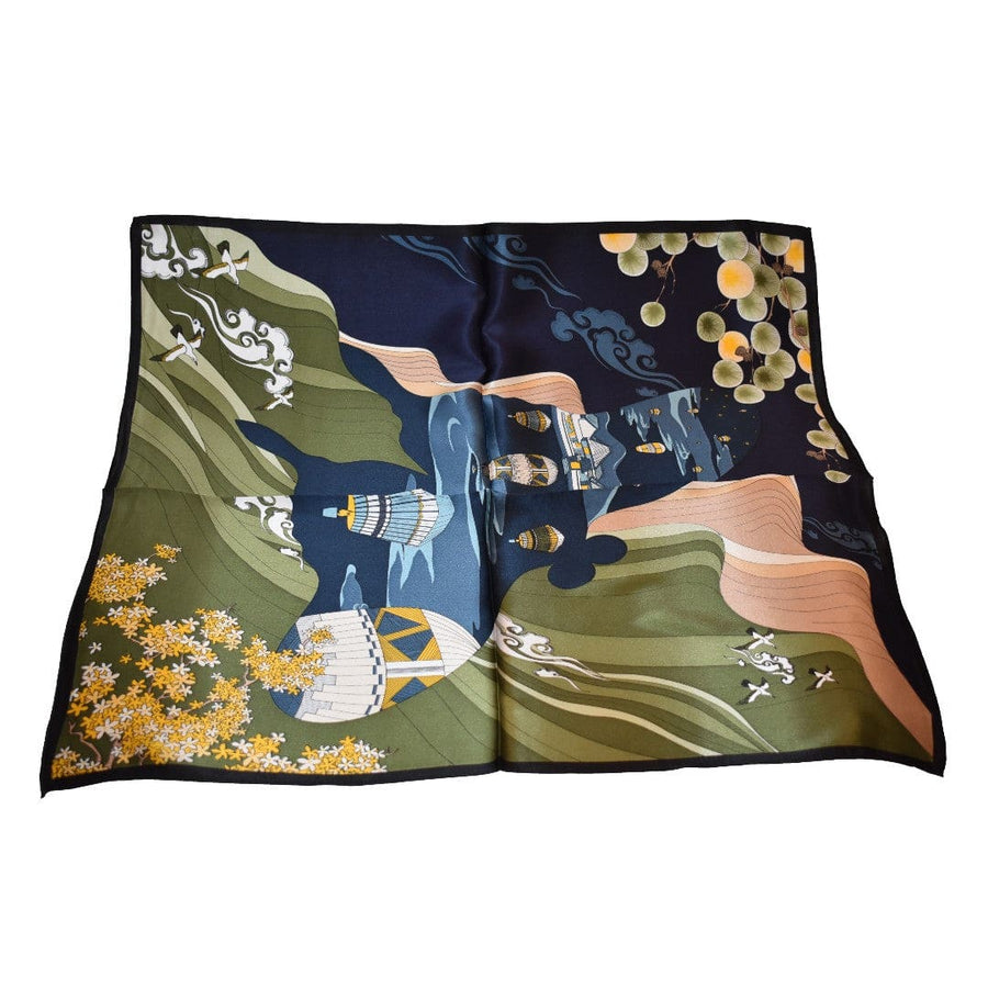 Esarfa Premium din Matase Naturala 100% - > Cod: Charmeuse19 - esarfa matase naturala charmeuse