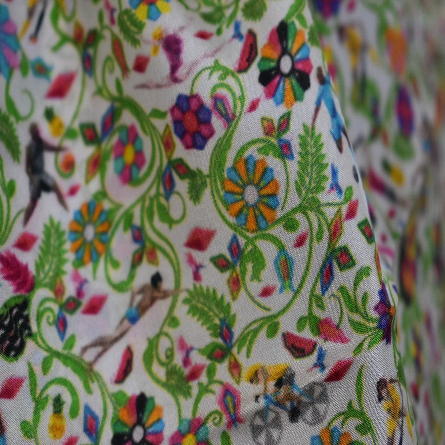 Esarfa-Sal din 100% Matase Naturala (Heavy Silk - Matase Naturala Habotai) > Cod: M14 - Esarfa Batic din Matase Naturala