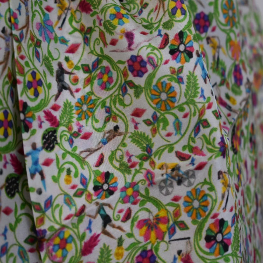 Esarfa-Sal din 100% Matase Naturala (Heavy Silk - Matase Naturala Habotai) > Cod: M14 - Esarfa Batic din Matase Naturala