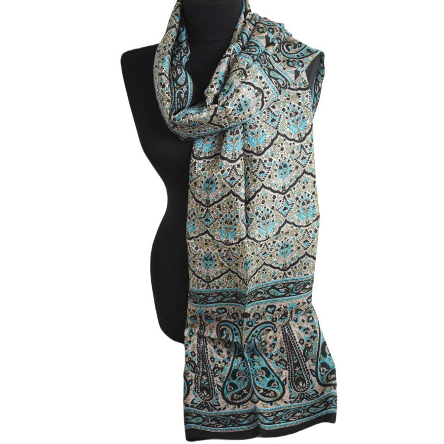 Esarfa-Sal din 100% Matase Naturala (Heavy Silk - Matase Naturala Habotai) > Cod: M25 - esarfa matase naturala