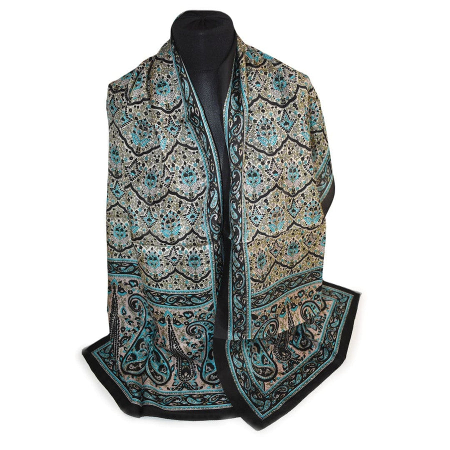 Esarfa-Sal din 100% Matase Naturala (Heavy Silk - Matase Naturala Habotai) > Cod: M25 - esarfa matase naturala