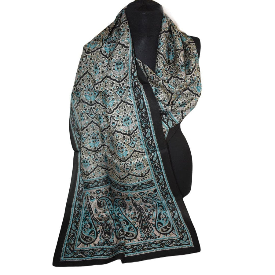 Esarfa-Sal din 100% Matase Naturala (Heavy Silk - Matase Naturala Habotai) > Cod: M25 - esarfa matase naturala
