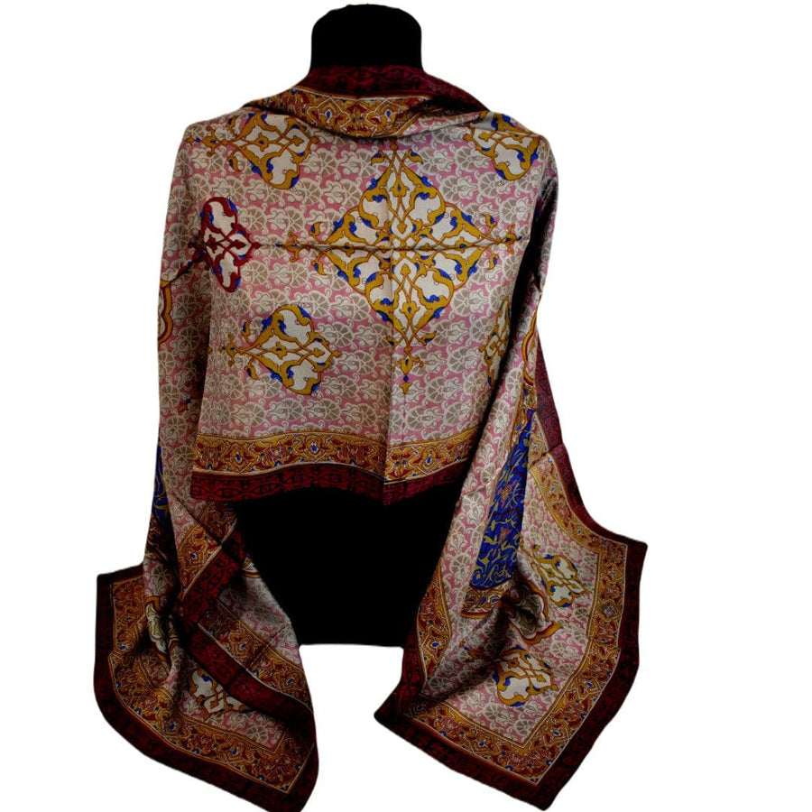 Esarfa-Sal din 100% Matase Naturala (Heavy Silk - Matase Naturala Habotai) > Cod: M39 - Esarfa Matase Premium