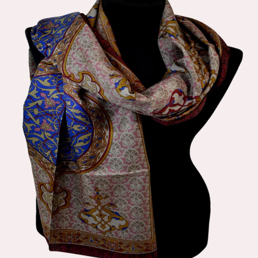 Esarfa-Sal din 100% Matase Naturala (Heavy Silk - Matase Naturala Habotai) > Cod: M39 - Esarfa Matase Premium