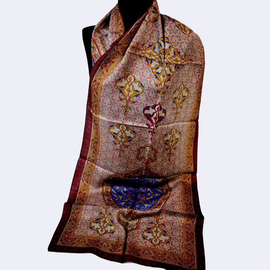Esarfa-Sal din 100% Matase Naturala (Heavy Silk - Matase Naturala Habotai) > Cod: M39 - Esarfa Matase Premium