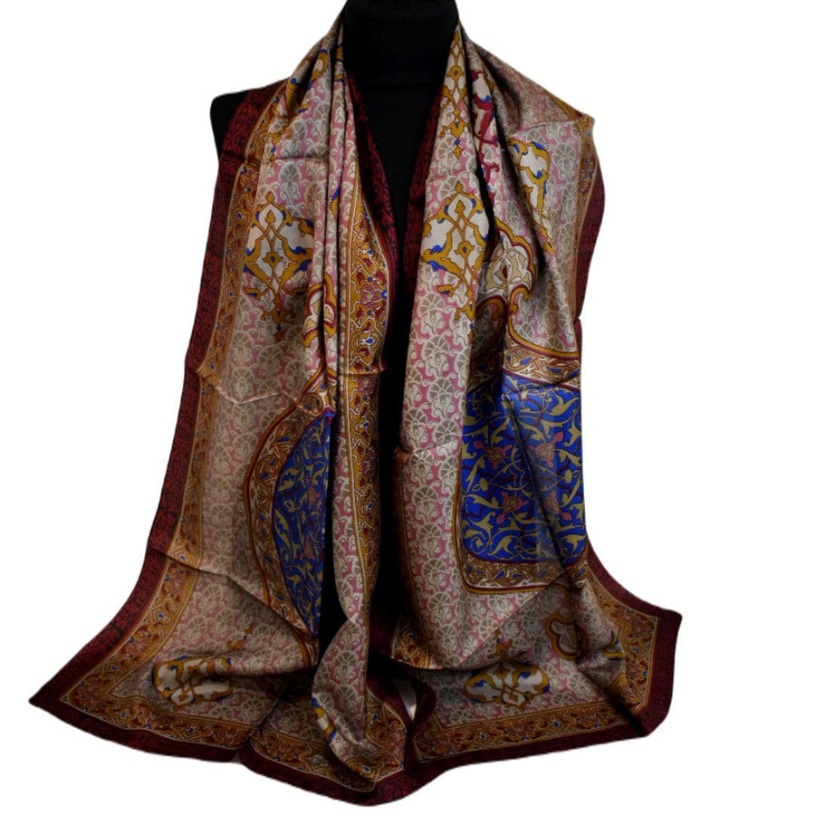 Esarfa-Sal din 100% Matase Naturala (Heavy Silk - Matase Naturala Habotai) > Cod: M39 - Esarfa Matase Premium