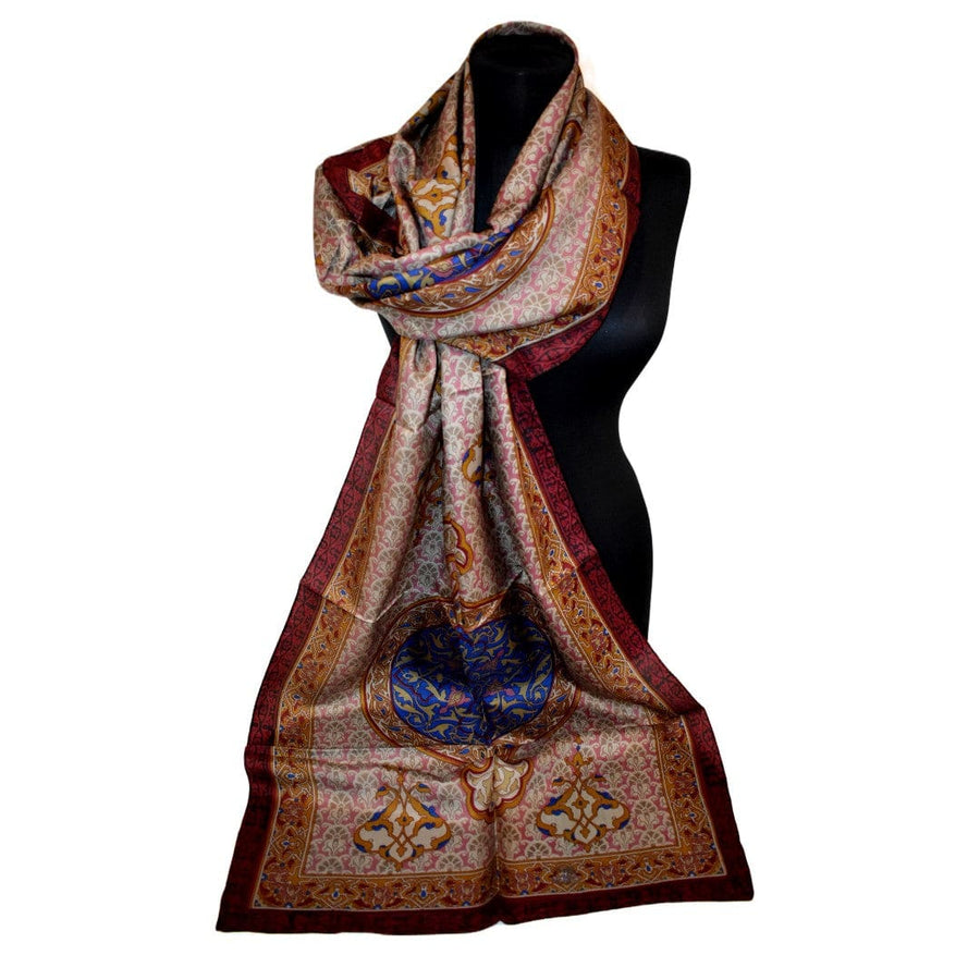 Esarfa-Sal din 100% Matase Naturala (Heavy Silk - Matase Naturala Habotai) > Cod: M39 - Esarfa Matase Premium