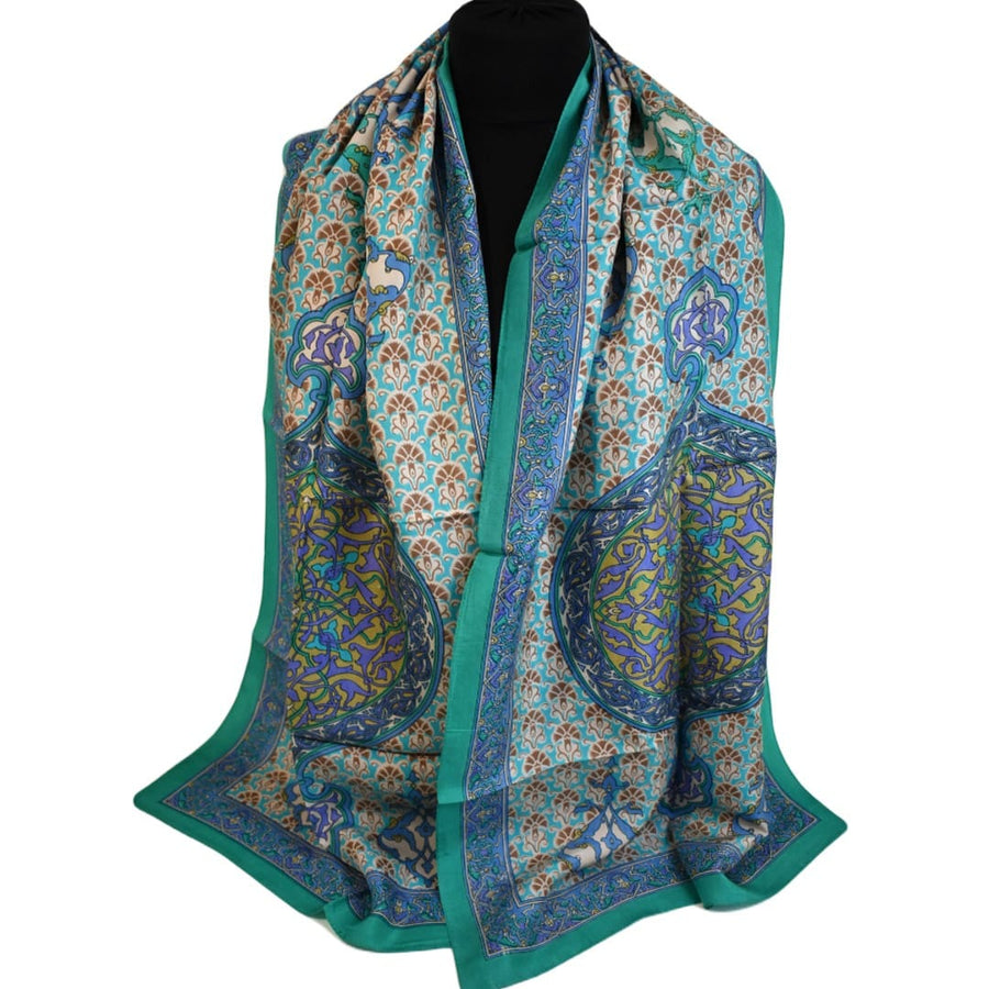 Esarfa-Sal din 100% Matase Naturala (Heavy Silk - Matase Naturala Habotai) ->Cod: M47 - esarfa sal din matase naturala