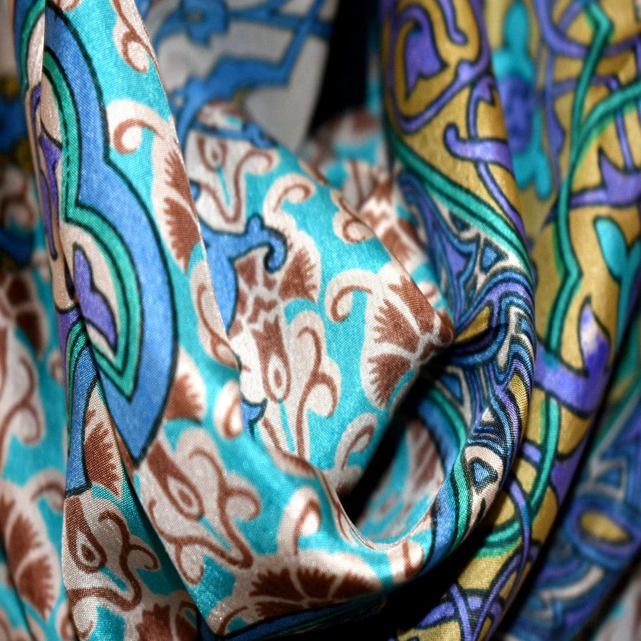 Esarfa-Sal din 100% Matase Naturala (Heavy Silk - Matase Naturala Habotai) ->Cod: M47 - esarfa sal din matase naturala